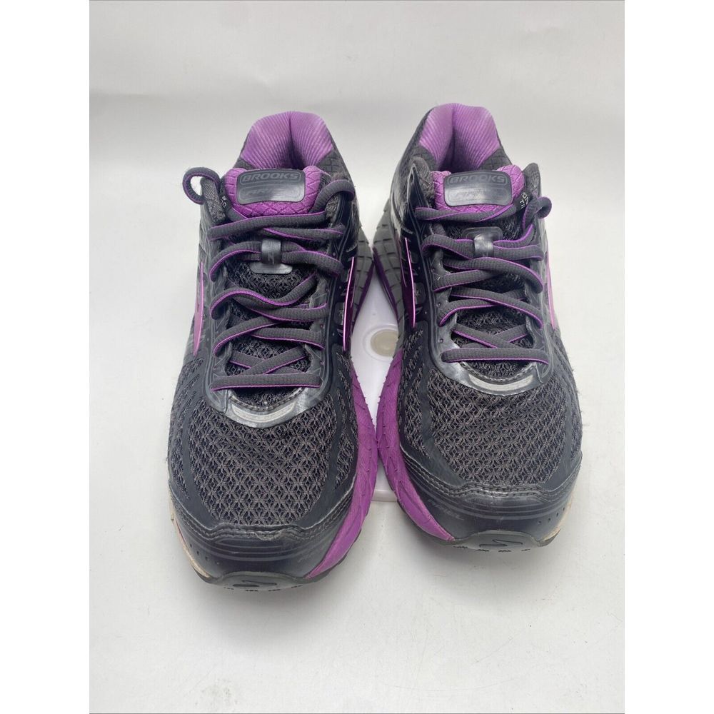 Brooks Shoes Women Size 6 Ariel Running  Black Purple Athletic 3672 - Picture 4 of 16